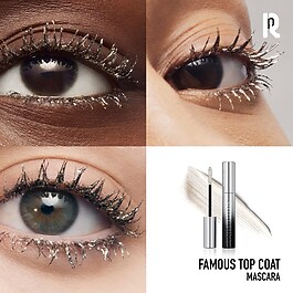 Eyephoria Famous Top Coat Mascara - Glitzernde Top Coat Mascara